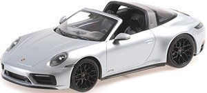 ポルシェ 911 (992) タルガ 4 GTS 2021 シルバー (ミニカー)