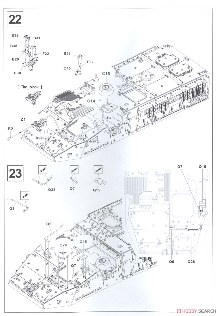 M1126 Stryker Crows-J (Plastic model) Assembly guide9