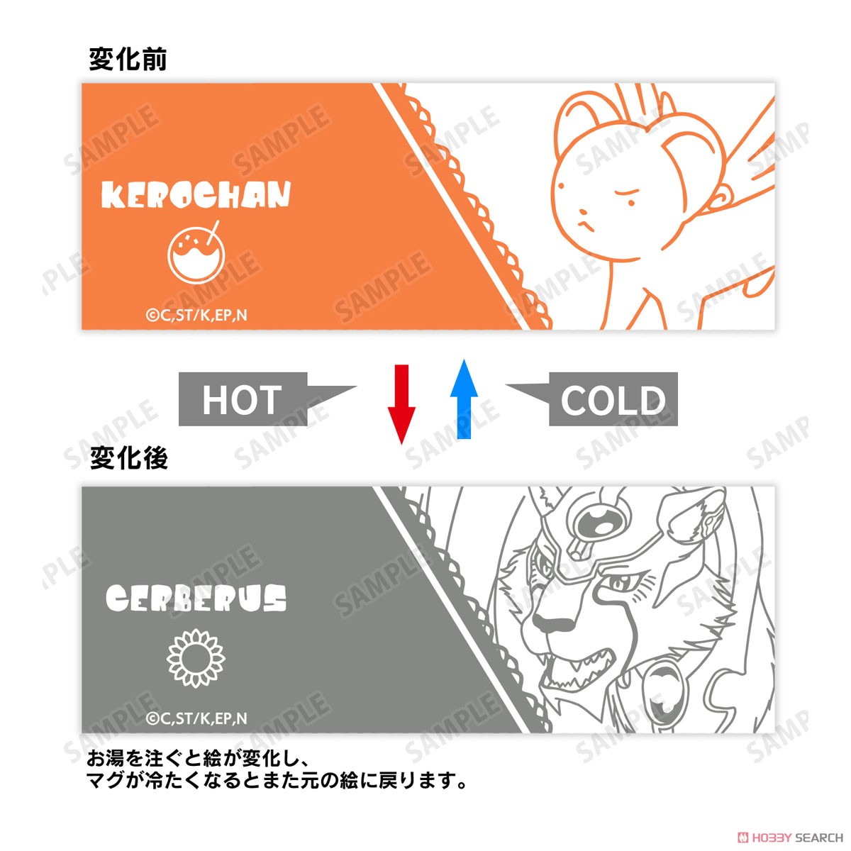 Cardcaptor Sakura: Clear Card Kero-chan Changing Mug Cup (Anime Toy) 商品画像2