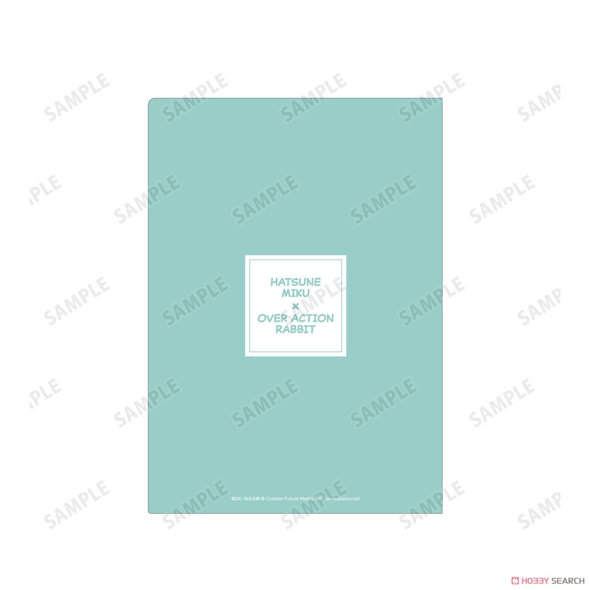 Hatsune Miku Miku World Collab Over Action Rabbit Clear File (Anime Toy) 商品画像2