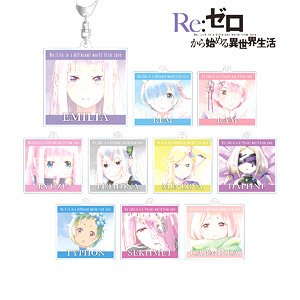 Re:Zero -Starting Life in Another World- Trading Ani-Art Aqua Label Acrylic Key Ring (Set of 10) (Anime Toy)