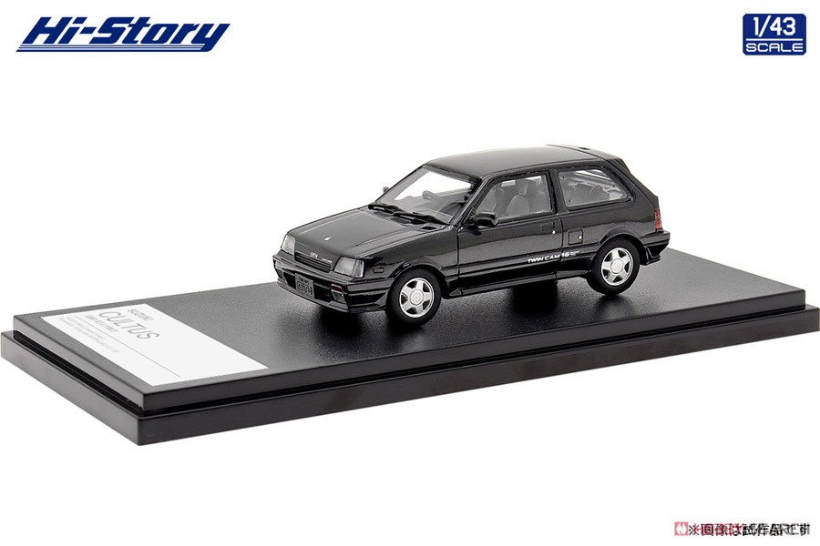 SUZUKI CULTUS 1300 GT-i (1987) ザクセンブラックメタリック (ミニカー) 商品画像1