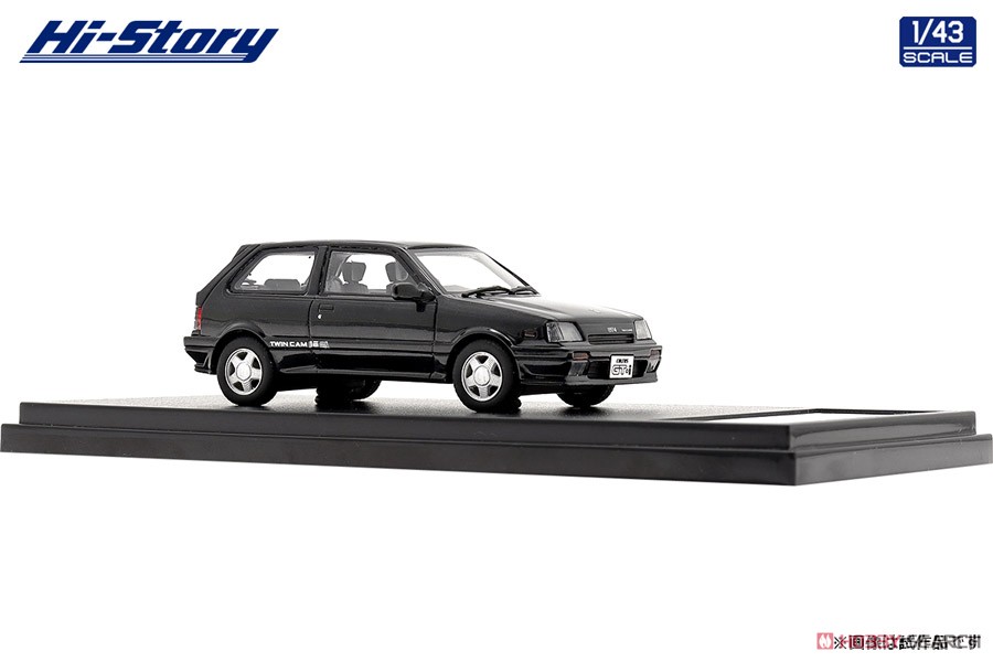 SUZUKI CULTUS 1300 GT-i (1987) ザクセンブラックメタリック (ミニカー) 商品画像3