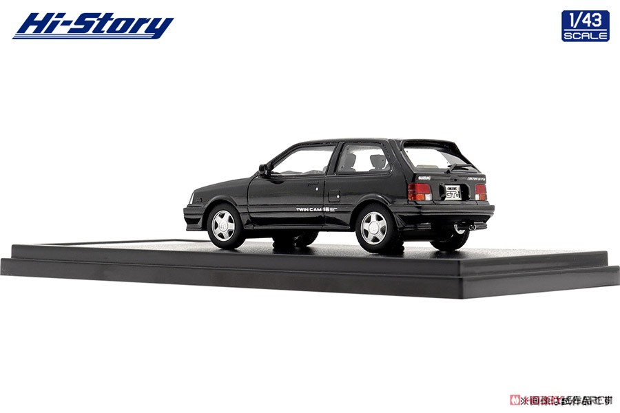 SUZUKI CULTUS 1300 GT-i (1987) ザクセンブラックメタリック (ミニカー) 商品画像4