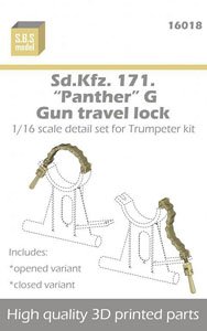 Sd.Kfz. 171 `Panther` G Gun Travel Lock (for Trumpeter) (Plastic model)