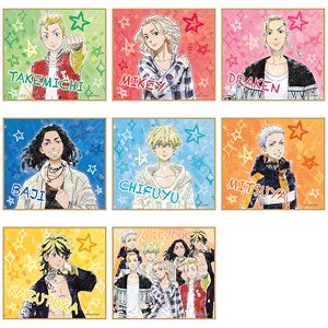 Tokyo Revengers Pastel Crayon Art Mini Colored Paper (Set of 8) (Anime Toy)