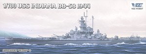 USS Indiana BB-58 1944 (Plastic model)