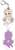 Yuki Yuna is a Hero: The Great Full Blossom Arc Animarukko Half Acrylic Key Ring Sonoko Nogi (Anime Toy) Item picture1