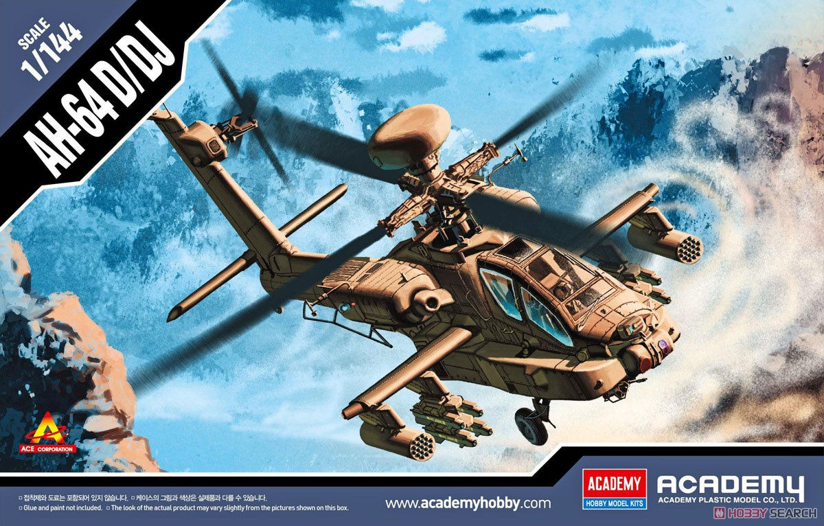 AH-64D/DJ Apache (Plastic model) Package1