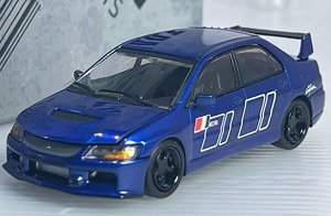 Mitsubishi Lancer Evolution IX Ralliart IMX HK Car Show 2021 Edition Blue Ralliart (Diecast Car)