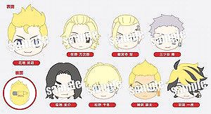 Putitto Badge Tokyo Revengers (Set of 8) (Anime Toy)