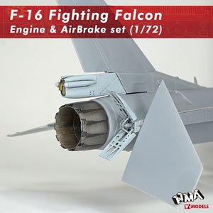 F-16 Fighting Falcon Engine & Air Brake Set (Plastic model)