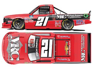 `ゼイン・スミス` #21 MRC コンストラクション シボレー シルバラード NASCAR キャンピングワールド・トラックシリーズ 2021 (ミニカー)