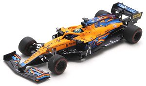McLaren MCL35M No.3 McLaren Abu Dhabi GP 2021 Daniel Ricciardo (Diecast Car)