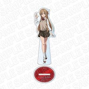 Sword Art Online Progressive: Aria of a Starless Night Big Acrylic Stand Asuna Yuuki School Uniform Ver. (Anime Toy)
