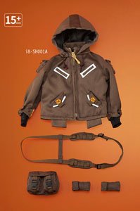 Serene Hound Series SH001A 1/6 Action Figure Combat Jacket Set (Lining Black) (Fashion Doll)