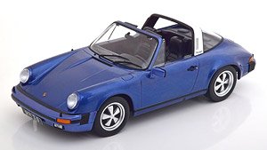 Porsche 911 Carrera 3.0 Targa 1977 blue-metallic (ミニカー)