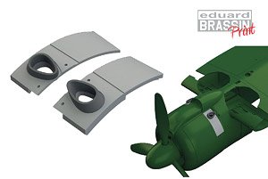 A6M2 Exhausts (for Eduard) (Plastic model)
