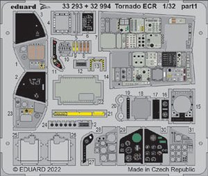 Tornado ECR Interior (for Italeri) (Plastic model)