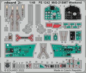 MiG-21SMT ウィークエンド ズームエッチングパーツ (エデュアルド用) (プラモデル)