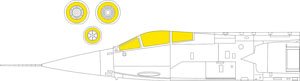 Masking Sheet for F-104S (for Kinetic) (Plastic model)