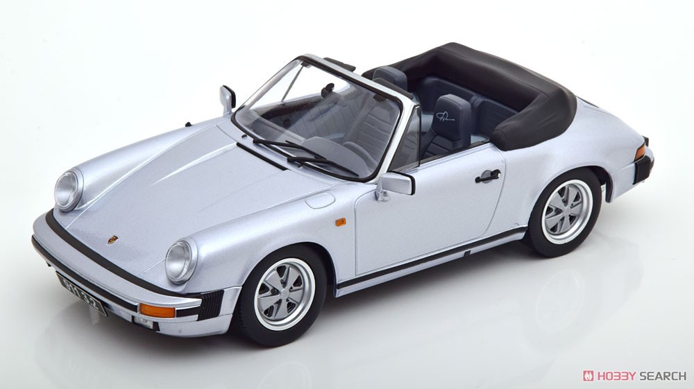 Porsche 911 Carrera 3.2 Cabriolet 250.000 Anniversary 1988 silver (ミニカー) 商品画像1