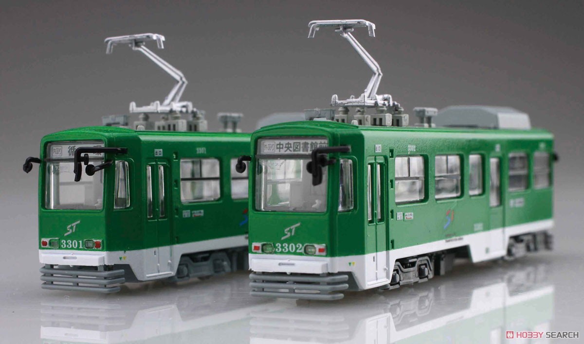 雪ミク電車 2022バージョン (標準色用3300形付き) 2両セット (組み立てキット) (鉄道模型) 商品画像1