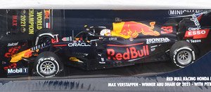 レッド ブル レーシング ホンダ RB16B マックス・フェルスタッペン アブダビGP 2021 ウィナー ワールドチャンピオン ピットボード付 (ミニカー)