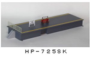 1/80(HO) HO Scale Size Modern Platform Plus Kit (Island Platform, without Roof) (Unassembled Kit) (Model Train)