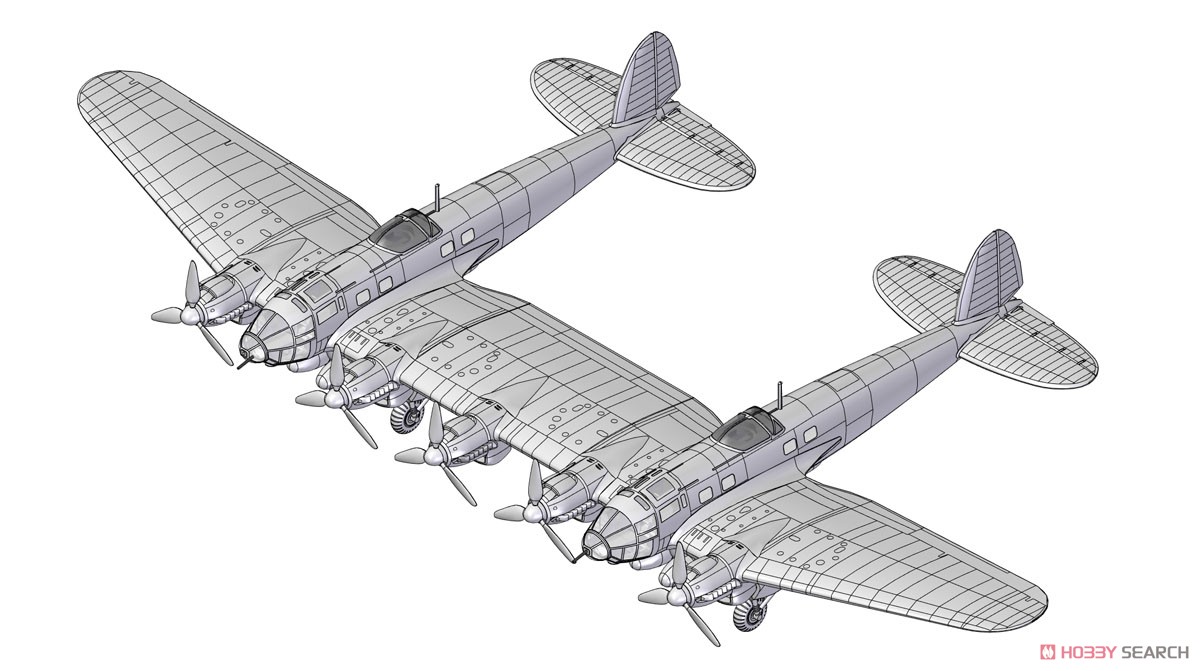 独・ハインケルHe111Z-1グライダー曳航双胴輸送機 (プラモデル) その他の画像4