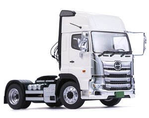 日野プロフィアSH 4×2 ハイキャブ・ハイルーフ ホワイト 現行モデル (ミニカー)