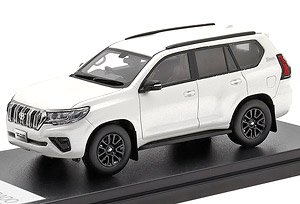 Toyota Land Cruiser Prado TX L Package 70th Anniversary Limited (2021) White Pearl Crystal Shine (Diecast Car)