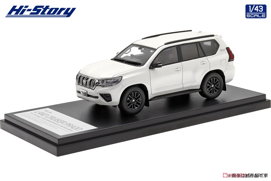 Toyota Land Cruiser Prado TX L Package 70th Anniversary Limited (2021) White Pearl Crystal Shine (Diecast Car) Item picture1