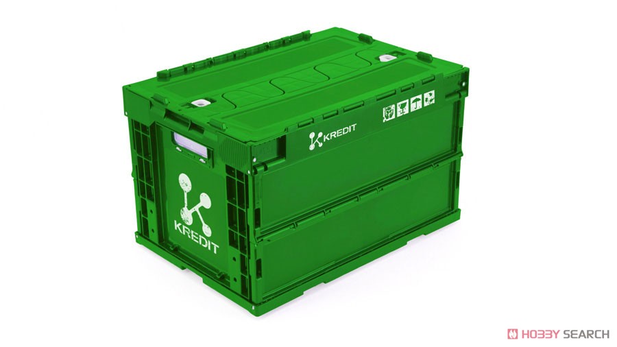 Evangelion KREDIT Folding Container [Green] (Anime Toy) Item picture1