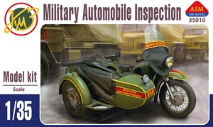 Soviet Sidecar MV-750 Military Automobile Inspection (Plastic model)