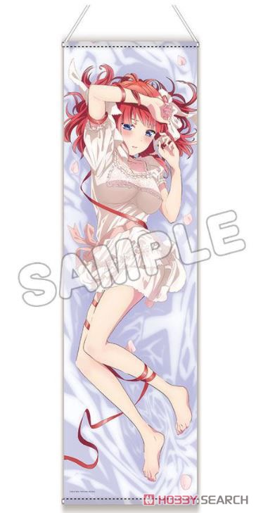 五等分の花嫁∬ 描き下ろしほぼ等身大タペストリー(ネグリジェ) 中野二乃 (キャラクターグッズ) 商品画像1