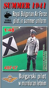 Summer 1941 Royal Bulgarian Air Force Pilot in Summer Unifom (Plastic model)