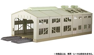 16番(HO) ペーパーキット 電車庫 (組み立てキット) (鉄道模型)