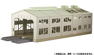 1/80(HO) Paper Kit Train Shed (Unassembled Kit) (Model Train)