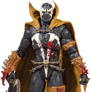 Mortal Kombat - Action Figure: 7 Inch - Spawn (Bloody McFarlane Classic) (Completed)