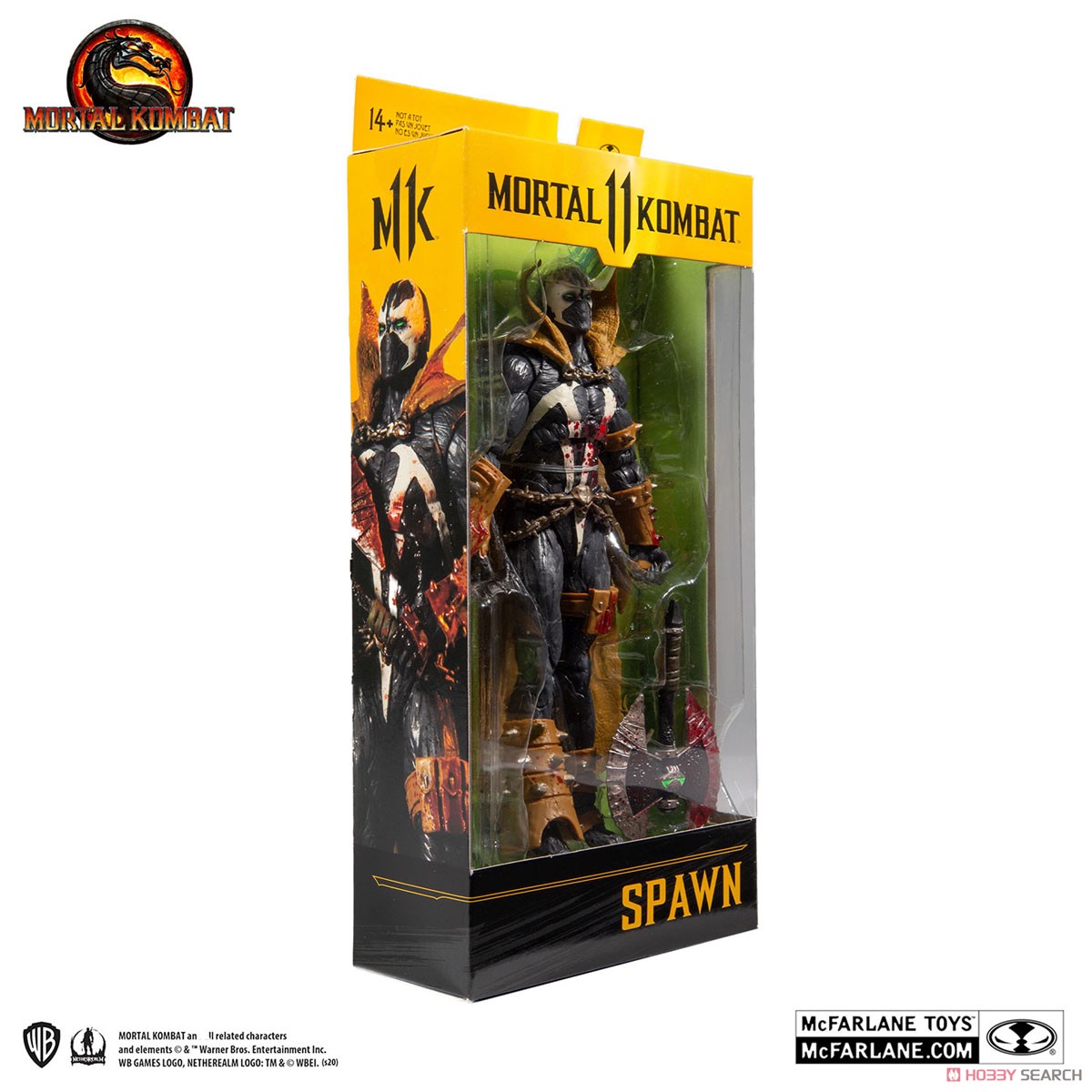 Mortal Kombat - Action Figure: 7 Inch - Spawn (Bloody McFarlane Classic) (Completed) Package2