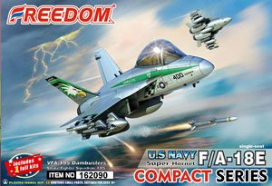 Compact Series:U.S.Navy F/A-18E Super Hornet VFA-195 Dambusters Chippy Ho (Plastic model)