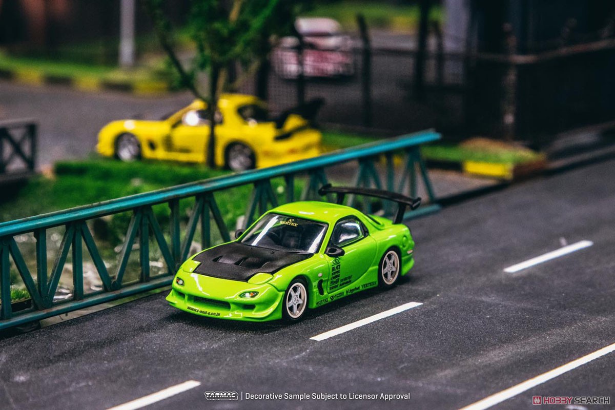 VERTEX RX-7 FD3S Light Green (ミニカー) その他の画像4