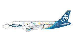 A320-200 アラスカ航空 N854VA `Fly With Pride` (完成品飛行機)