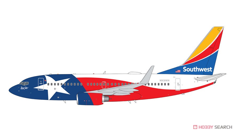 737-700 サウスウェスト航空 N931WN `Lone Star One` (完成品飛行機) その他の画像1