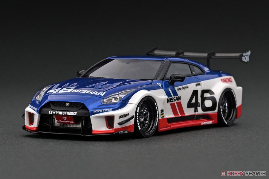 LB-Silhouette WORKS GT Nissan 35GT-RR White / Blue / Red (ミニカー) 商品画像1