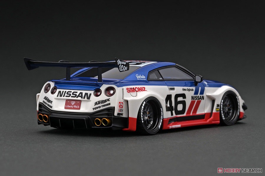 LB-Silhouette WORKS GT Nissan 35GT-RR White / Blue / Red (ミニカー) 商品画像2