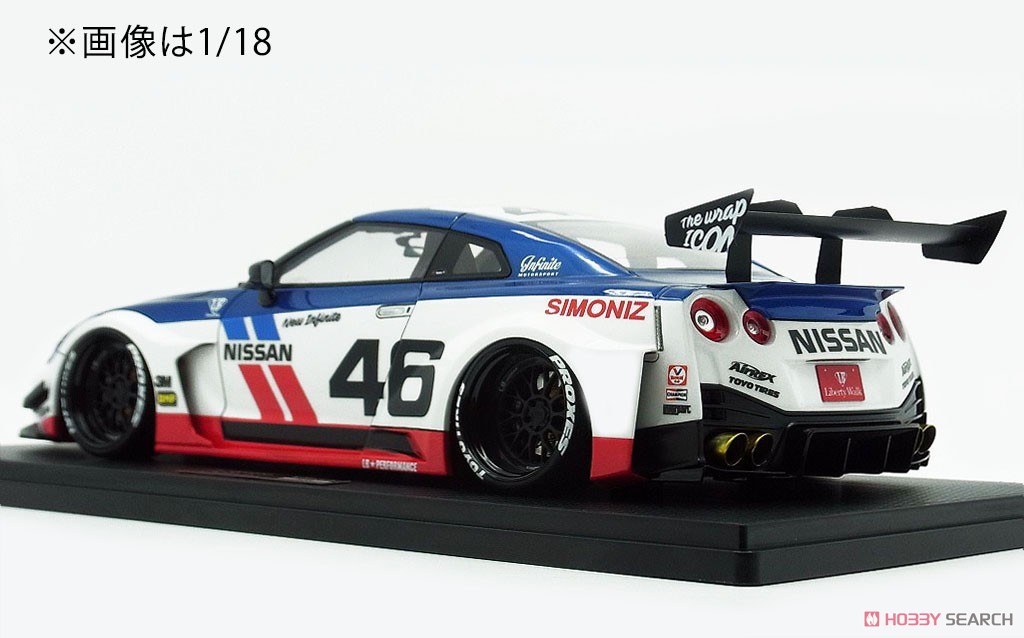 LB-Silhouette WORKS GT Nissan 35GT-RR White / Blue / Red (ミニカー) その他の画像2