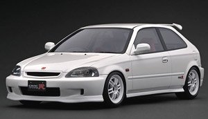 Honda CIVIC (EK9) Type R White (ミニカー)