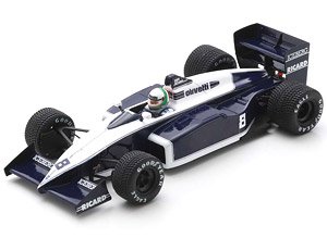 Brabham BT56 No.8 3rd Belgian GP 1987 Andrea de Cesaris (Diecast Car)